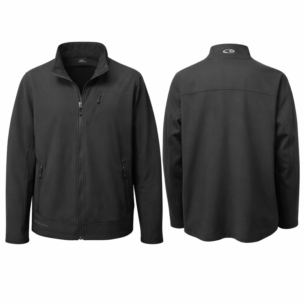Champion VentureDry XXL Softshell Jacket Black Full Zip Fleece Lined Stretch